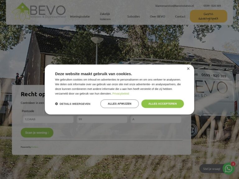 BEVO Isolaties spouwmuurisolatie Ter Apel