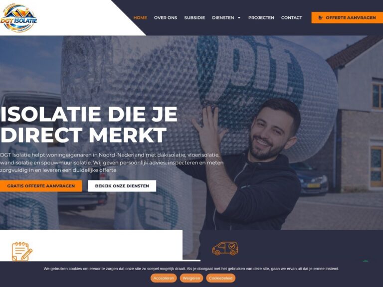 DGT Isolatie spouwmuurisolatie Delfzijl