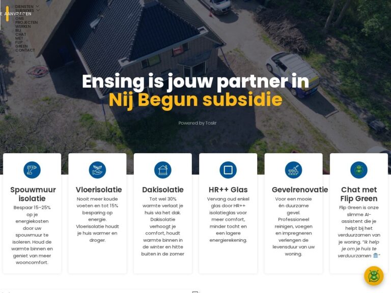 Ensing Isolatie spouwmuurisolatie Assen