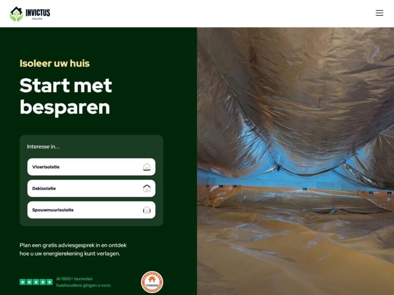 Invictus Isolatie spouwmuurisolatie Groningen