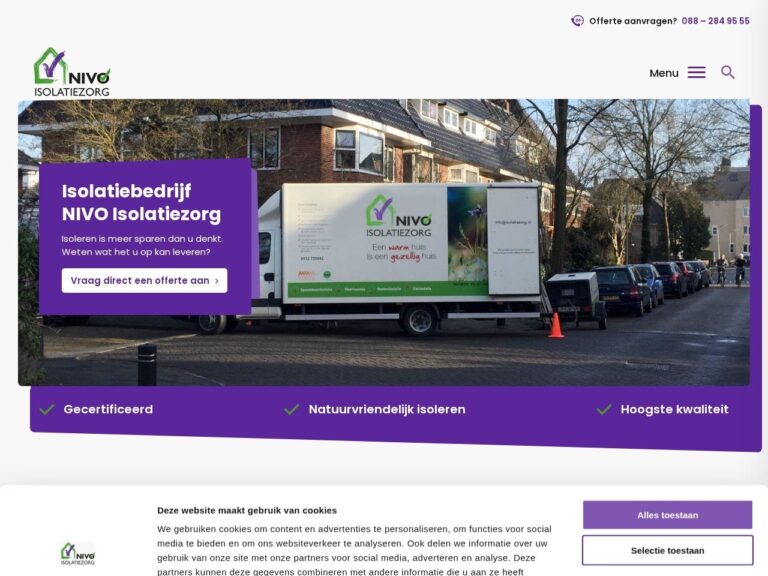 NIVO Isolatiezorg spouwmuurisolatie Groningen