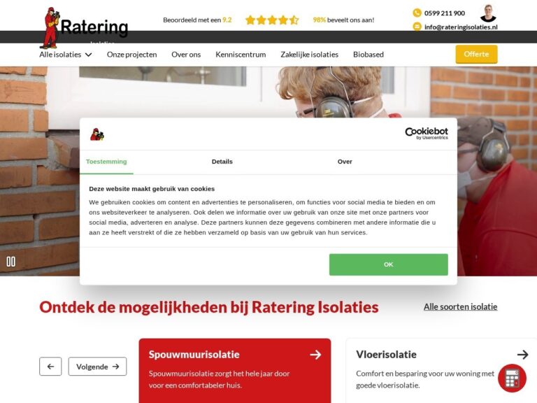 Ratering Isolaties spouwmuurisolatie Stadskanaal