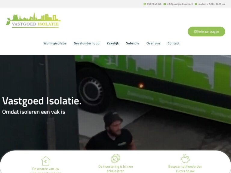 Vastgoed Isolatie spouwmuurisolatie Hoogezand