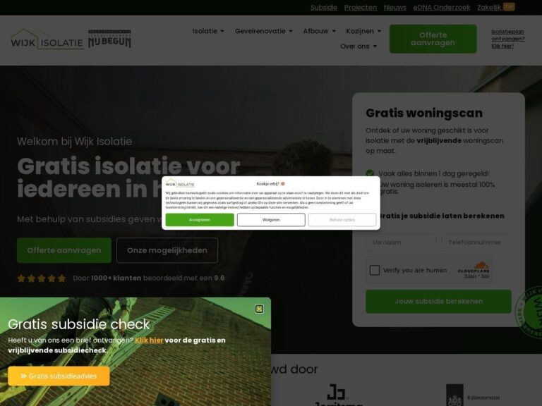 Wijk Isolatie spouwmuurisolatie Nieuw-Buinen